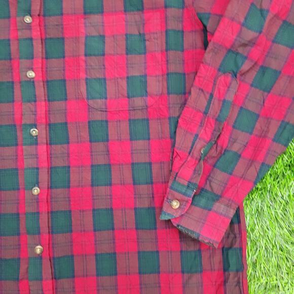 Vintage SIR Pendleton Wool Button Shirt Large 24x30 Baggy - Picture 9 of 10